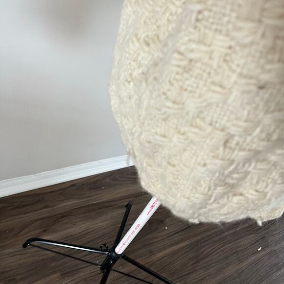 Cream Knit Cardigan Wool Irish Fisherman Wmns OS Cottagecore Wooden Buttons - Picture 4 of 9